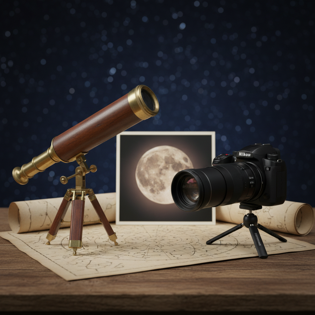 From Starry Sketches to Superzoom Pixels: Galileo's Telescope vs. the Nikon Coolpix P1000